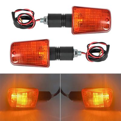 Para Suzuki DR350 DR650 DR 125 200 250 250S 350 350S GSXR 750 1100 RF600 RF900 Bandit 1200 Intermitentes de vástago corto 1990 1992 2018