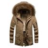 Winter Men's Cotton-padded Jacket Fashionable Casual Velvet and Cotton To Keep Warm and Windproof Versatile Top Jacket