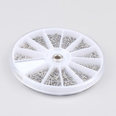600 unids/set Universal Micro gafas de sol reloj gafas tornillos tuercas destornillador piezas de reparación Kits caja de herramientas