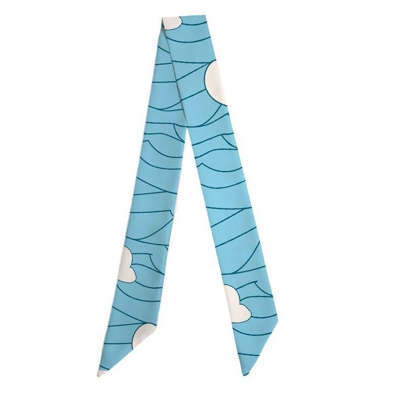 Demon Slayer: Kimetsu No Yaiba, with A Flowing Silk Scarf Headband and Hair Tie, Cosplays The Anime Butterfly Ninja Nezuko Tanjiro