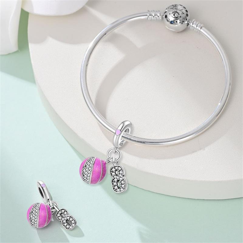 Copper Fashion Holiday Beach Watermelon Green Pear Charms Beads For 3Mm Bracelet Diy Fine Jewelry Gift Making