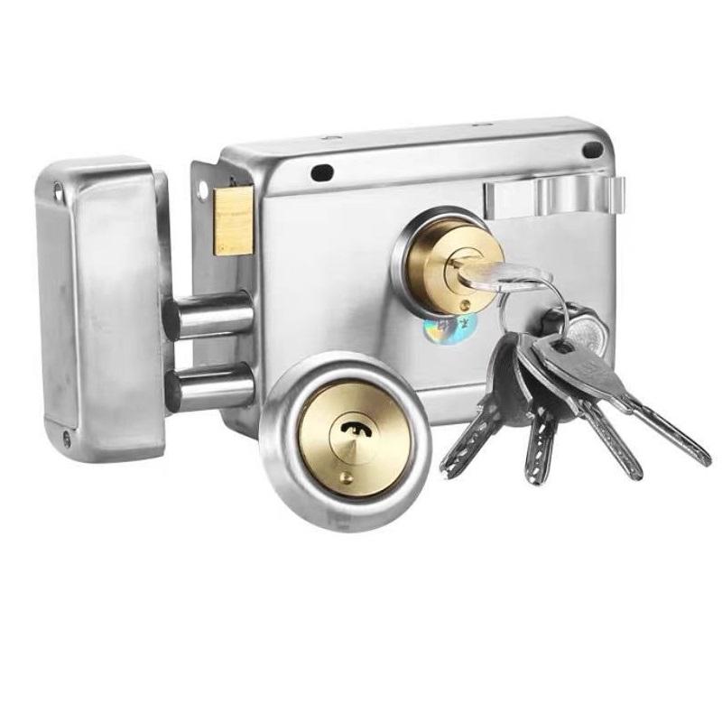 1Piece 2.0mm Thickness Exterior Iron Door Locks Insurance Anti-theft Security Lock Indoor Dormitory Gate Household Locker