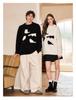 Amerikanischer Retro Cartoon Katze Jacquard Strickpullover für Damen & Herren - Herbst/Winter Trendige Lockere Jacke