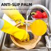 Food Grade Silicone Dishwashing Gloves Reusable Non-Slip Waterproof Heat Resistant Multipurpose Cleaning Gloves for Kitchen Home