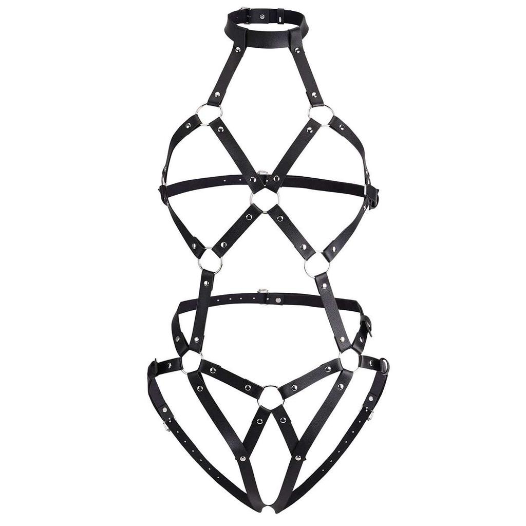 Bondage Harness Full Set Body Harness Belt, Bondage Harness Full Body Lingerie Set, Rave Outfit Bodys Harness Belt.