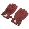 Heat Resistant Gloves Calf Leather Polyester Hand   BBQ Grill Oven Mitts Short Type
