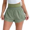 Shorts de Yoga e Corrida Lulu Zgly de Alta Intensidade, Secagem Rápida e Levanta Bumbum (Comprimento Três Quartos)