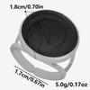 Different Style Silver Color Ring Black Oil Drop Open Adjustable Stainless Steel Rings For Women Men Accessories Enamel Jewelry
