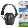 Foldable Protection Earmuff Learning Sleeping AntiNoise Industry Hearing Protector(Black )
