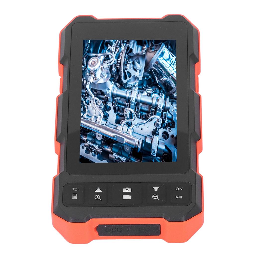 4.5in IPS Screen Endoscope with LED Lights 8mm Lens Industrial Inspection Camera for Pipeline Repair