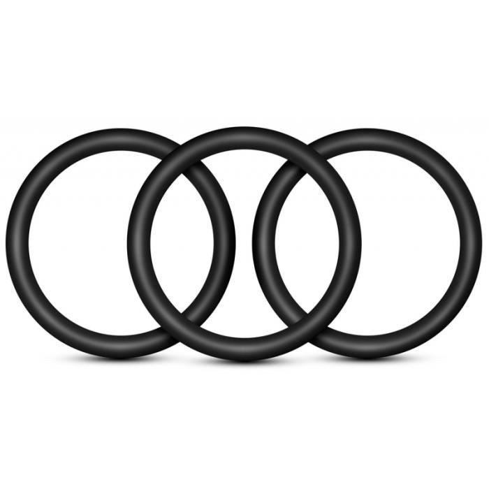 Anneaux pour pénis - Blush - Performance VS3 - Pack de 3 - Silicone - Diamètre 51 mm