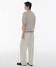Musinsa Standard Cool Touch To Tuck Wide Hidden Banding Slacks [Dusty Cream]
