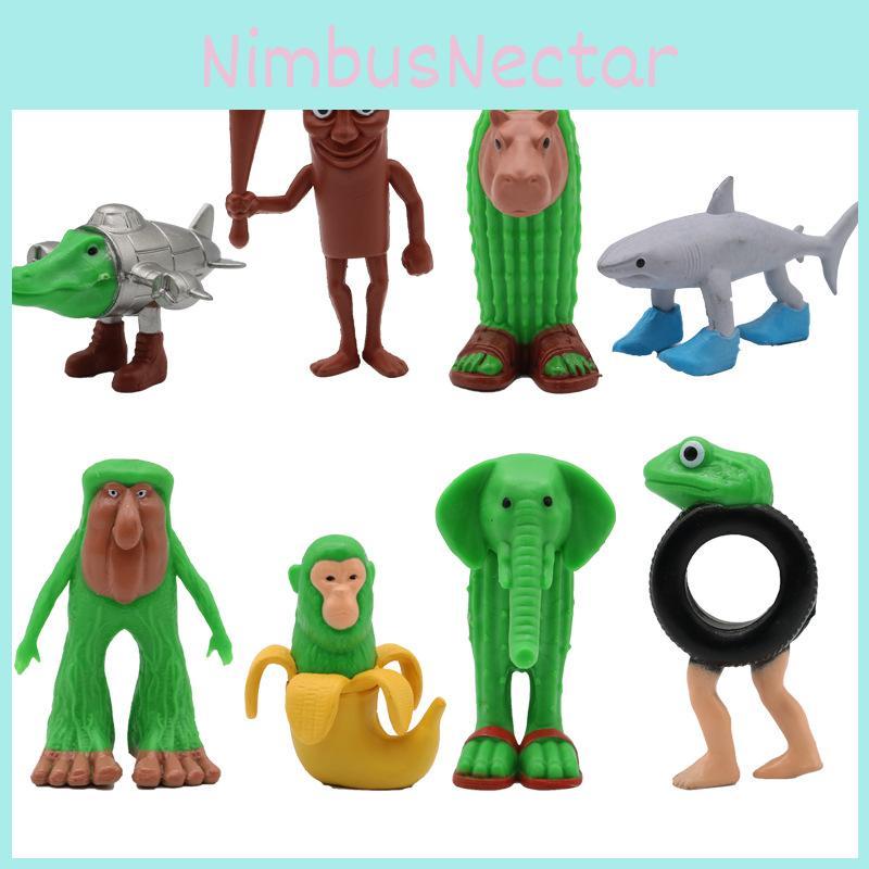 Shark Tungtungtungsahur Series Monkey Animal Doll Model Ornament Desktop