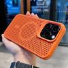 Ultra Thin Heat Dissipation Mesh Magnetic Case for iPhone 17 16 15 13 12 14 11 Pro Max for Magsafe Matte Shockproof Hard Cover