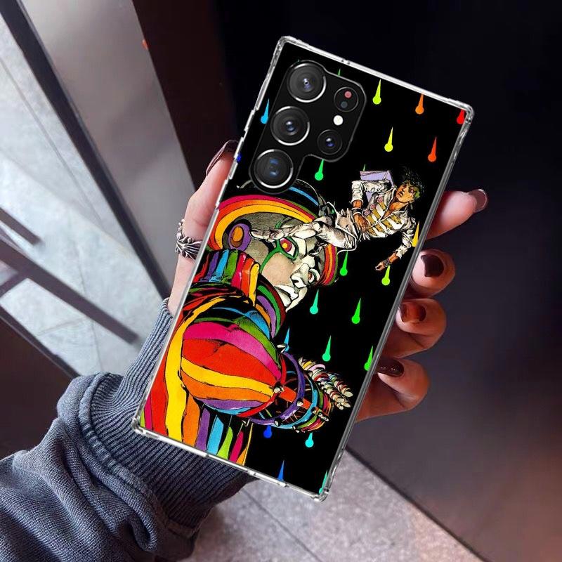 JoJo Adventure Rohan Kishibe Phone Case For Samsung Galaxy S26 S25 Edge S24 S23 Ultra S22 Plus S21 S20 FE Soft TPU Back Cover Fu