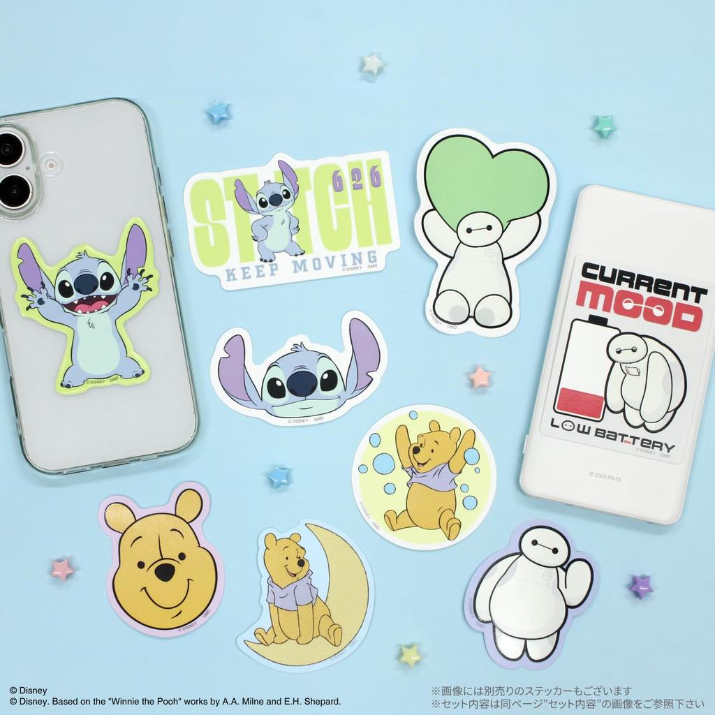 Gourmandies Disney Postavičky Mobilní Samolepka Baymax / Svítící ve tmě DNG-283BX