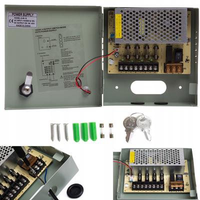 Cctv Power Supply 12V 5A Max 4 CCTV Cameras