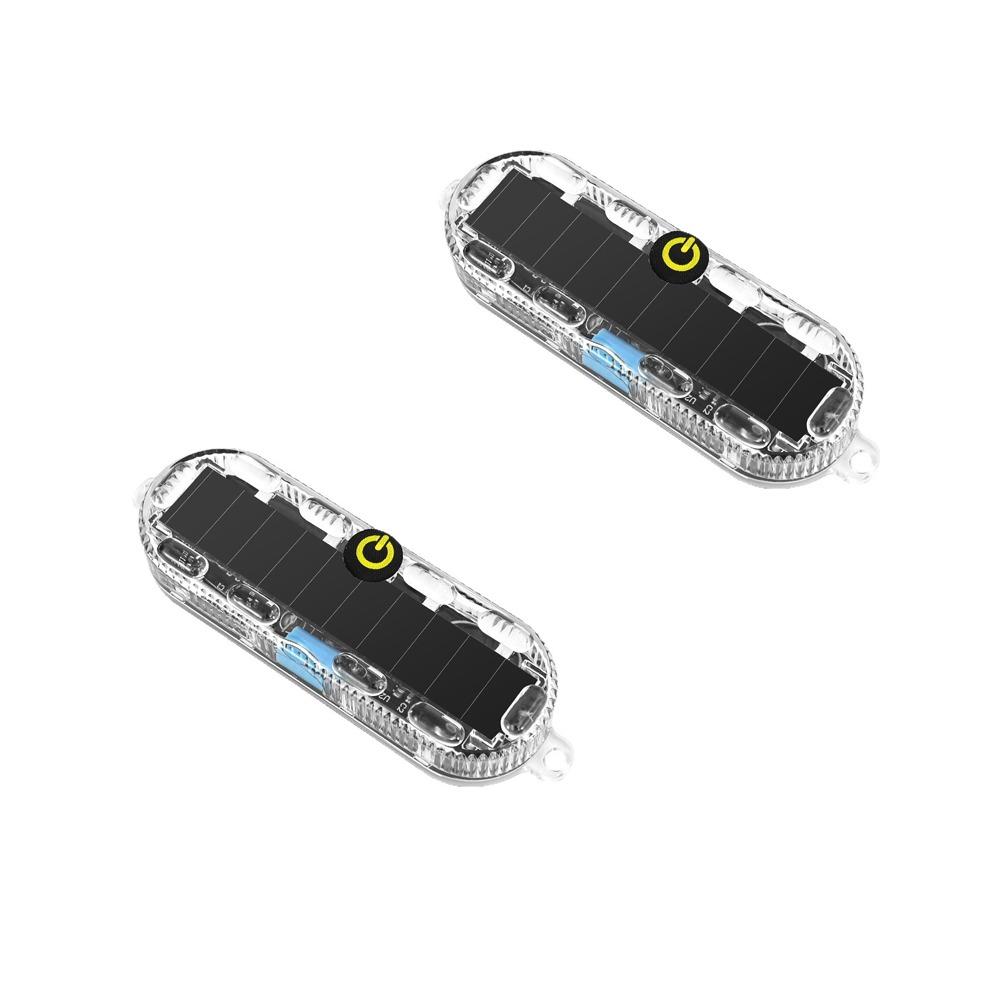 Solar Charging Solar Warning Light Waterproof Design Anti-rear Collision Light Emergency Warning