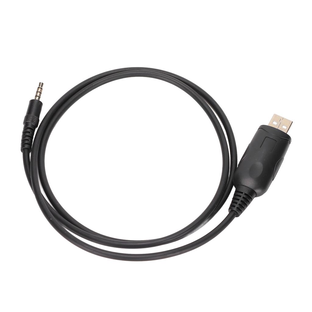 Programming Cable 3.5mm 0.14in Stable USB Write Frequency Cable for EVX‑216 EVX‑530 EVX‑531 EVX‑534 EVX‑539 CT‑106