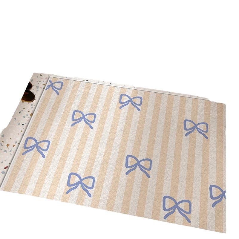 Household Toilet Floor Mat Bathroom Absorbent and Dirty Mat Bedroom Toilet Door Mat Entry Mat Carpet