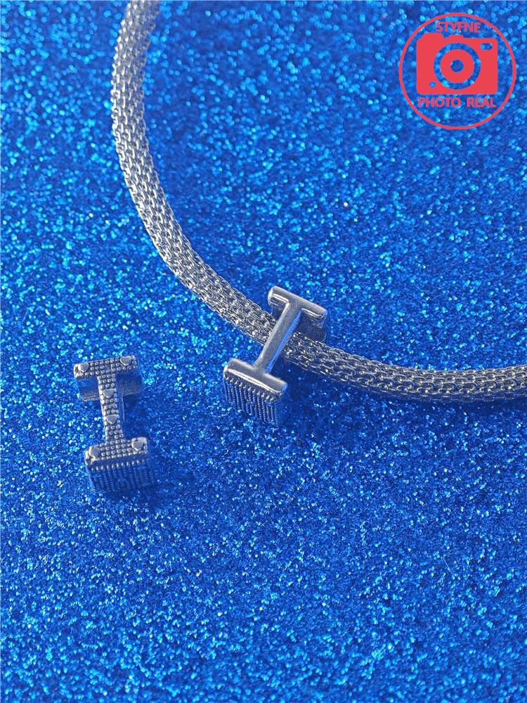 26 English Letters on The Back Love Zircon copper for Women Diy Authentic Bracelets Accessories Jewellery Making Gift