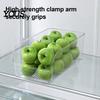 Kitchen Fridge Storage Solution Refrigerator Box, Large Opening Design Transparent Bin, Box Food-Grade Crisper for Cabinet Pantry Organization Rack