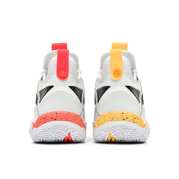 Li Ning Rubber Slip Resistant Abrasion Resistant Low top Badminton Shoes Unisex White AYAT003-3