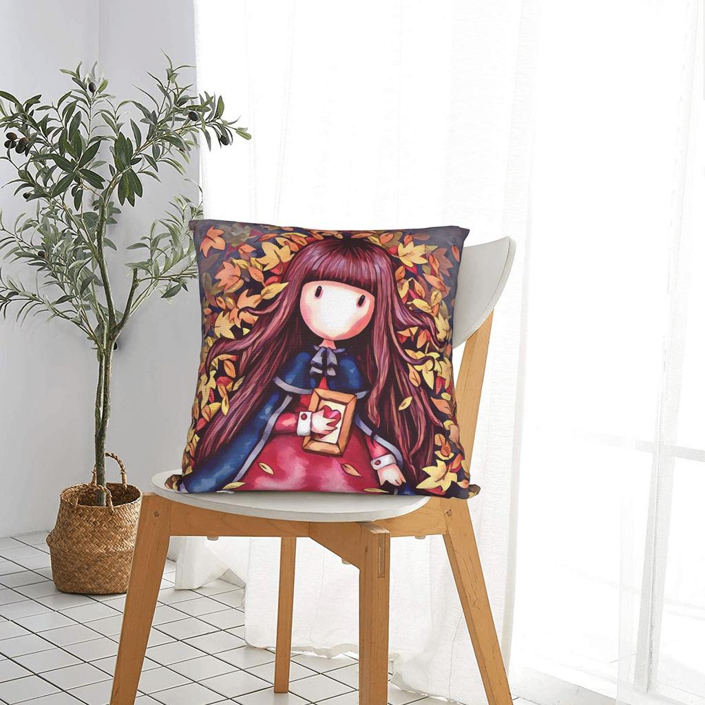 S-Santoro Gorjuss-MT Dream Girl Kissenbezug Vintage Kissenbezug für Wohnzimmer Sofa Grafische Kissenbezüge Geschenkidee