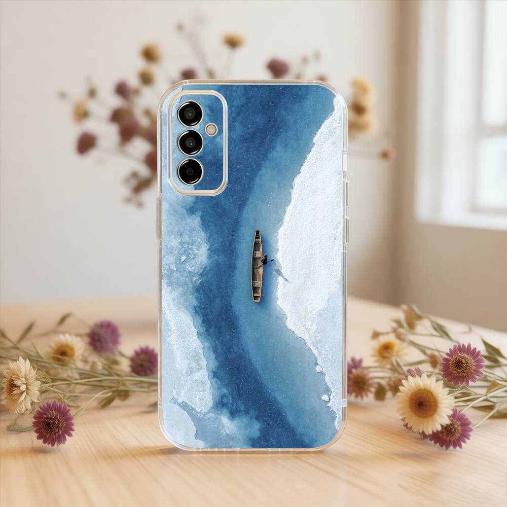 Sea Phone Case For SamsungA10,12,20,21S,30,31,40,50,51,52,70,71 Transparent Cover