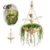 Konstnärlig Hängande Planterare Balettdansös Planterare, Söt Harts Ballerina Blomkruka, Elegant Blomkrukshållare för Hängande Klätterväxter Suckulenter Spindelväxt