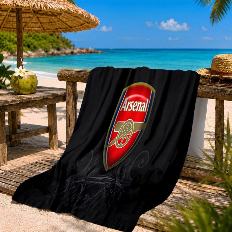 Arsenal Celebration Moment Beach Towel Microfiber Beach Towel, Lightweight and Quick-Dry, for Summer Travel, Swimming Pool Fan Birthday Gift