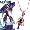 Ожерелье Странника из Genshin Impact, Косплей Реквизит, Подвеска-колокольчик, Ювелирное украшение, Аксессуар, Подарки