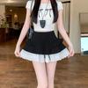 Dot Short Puff Skirt Lace Mini Cake Skirt Fashion Flounce Short Skirt  Streetwear