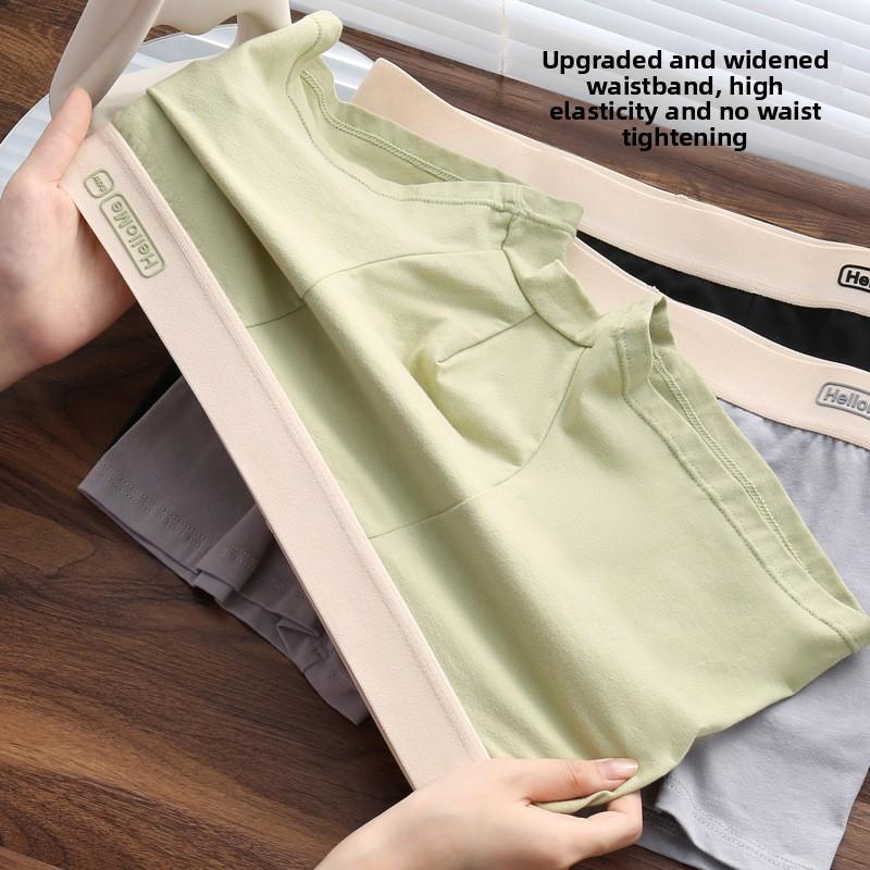 Large Size Men's Spring and Summer Cotton Anti Bacterial Breathable Youth Flat Angle Underwear