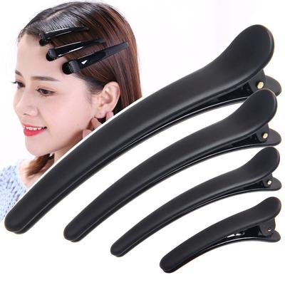 5 stuks Zwart Gespoten Matte Haarspelden Naadloze Ponyclips Eenvoudige Haarclips Hoofddeksels Haaraccessoires voor Dames