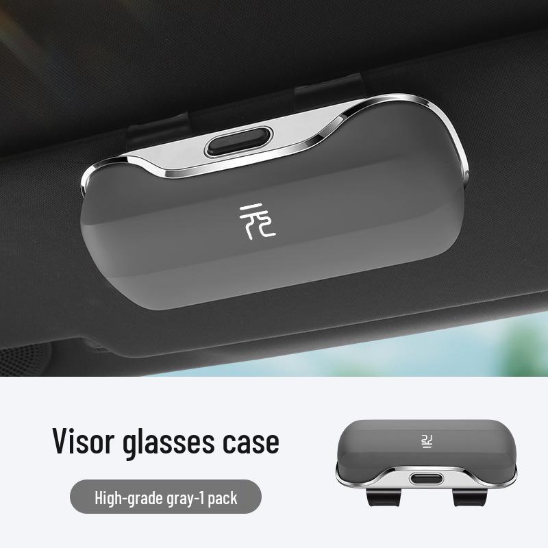 BYD Yuan Pro/Plus Car Sunglasses Holder: Visor Storage Clip and Interior Accessory