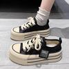 Platform Canvas Shoes Women's 2025 Spring and Summer Versatile Korean Version of the New Trendy Muffin White Shoes Casual Board Shoes Ins