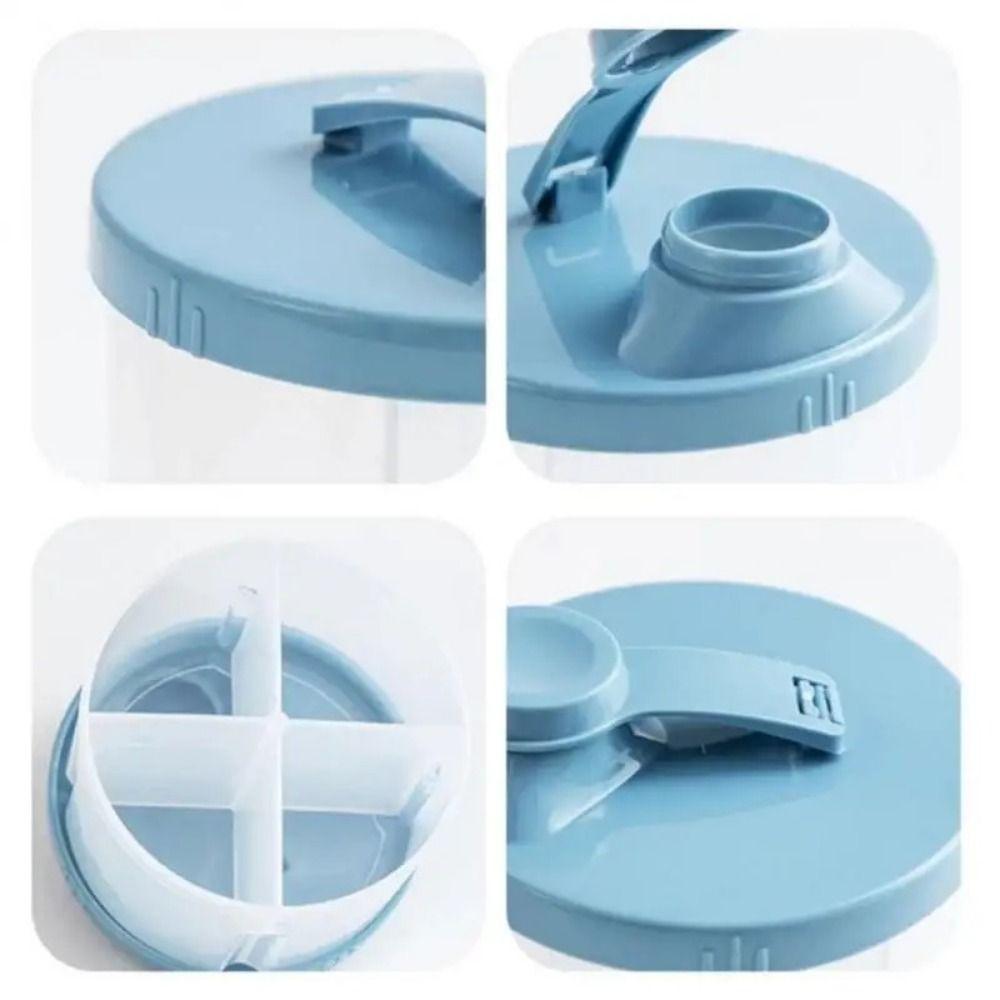 Portable Infant Milk Powder Box 4 Grids Newborn Milk Powder Container  Outdoor
