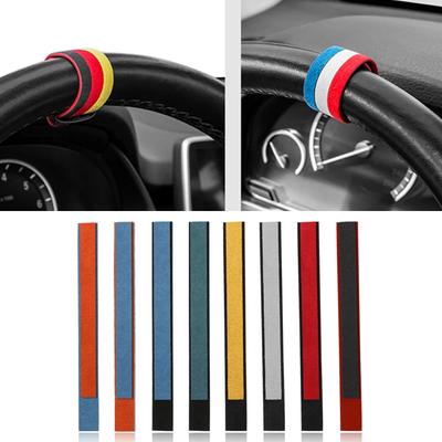 Auto Stuurwiel Top Markering Voor Tesla Model Y Model 3 X S Middenlijn Rode Markering Super Suède Decoratie Accessoires