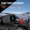 BUVAYE Car Jump Starter 2000A Pompă pentru compresor de aer 150PSI Power Bank 12000mAh Booster baterie 12V Digital Auto umflator anvelope