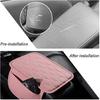 Center Console Cover with Extend Pocket, Leather Arm Rest Cover of Car Organ