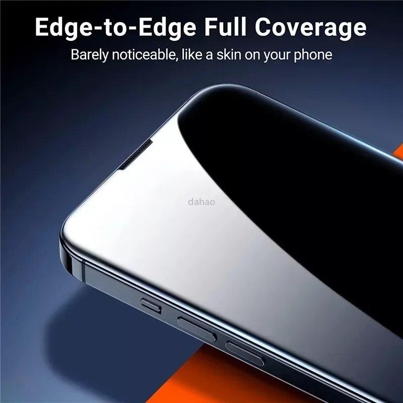 4PCS Tempered Glass for iPhone 11 12 13 14 15 Pro XR X XS Max Screen Protector On for iPhone 15 Pro Max Mini 7 8 Plus SE Glass