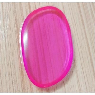 Soft Pink Silicone Gel Makeup Puff for Foundation and Cosmetics