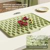 Non-Slip Silicone Sink Mat Built-in Drain Design Dish Drying Tray  Coffee Station