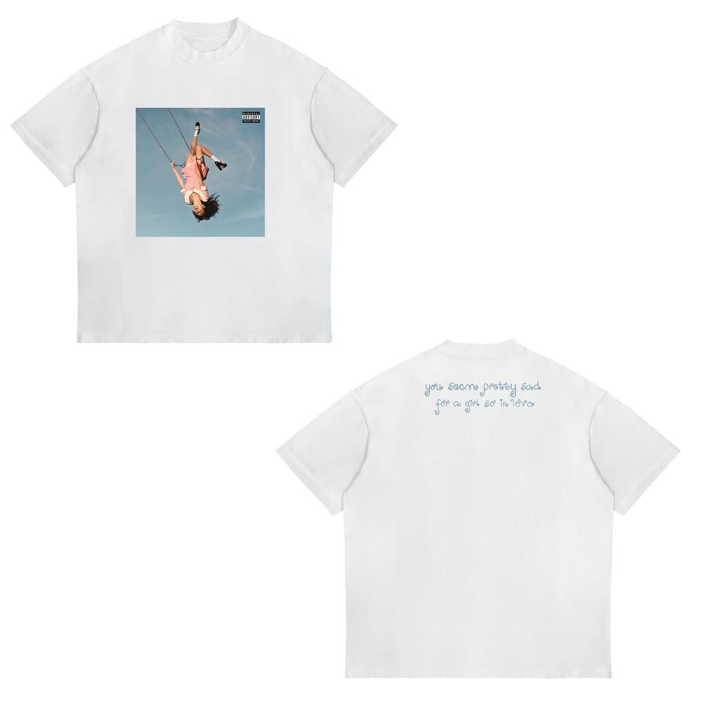 Y2k Tops New Livia You Seem Pretty Sad for A Girl So in Love Graphic Print T Shirt Men and Women Casual T-Shirt Streetwear