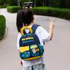 Childrens Double Shoulder School Bag With Cartoon Pattern And Lightweight Design For Toddlers