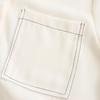 Spring 2025 Women's Color Block Casual Loose Shirt with Pocket and Turn-Down Collar