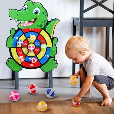 Wyślij Trzy Piłki Gry Edukacyjne Tarcza do Darta Zabawka dla Niemowlaka Piłka Rzepowa Dart Sporty Halowe Gry Montessori dla Dzieci od 3 do 7 Lat