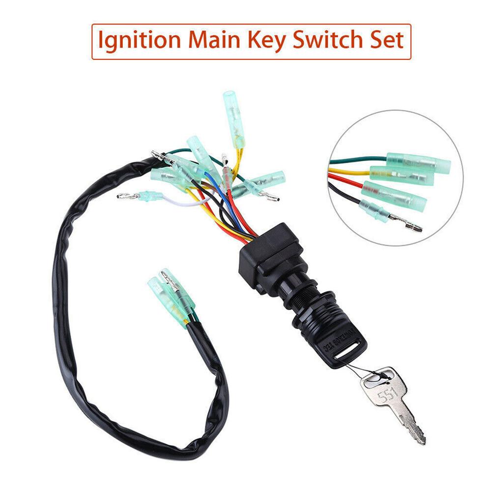 Ignition Switch Key Assy for 60HP 70HP 115HP 150HP 200HP 225HP Outboard Motor Control Box 703-82510-44-00 703-82510-43-0