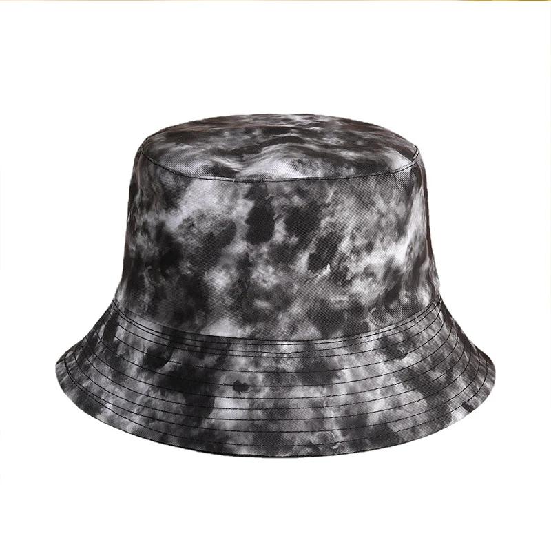 Fashion Cotton Street Graffiti Unisex Bucket Hat Outdoor Women 3D Printing Fisherman Caps Hip Hop For Men Sunscreen Panama Cap